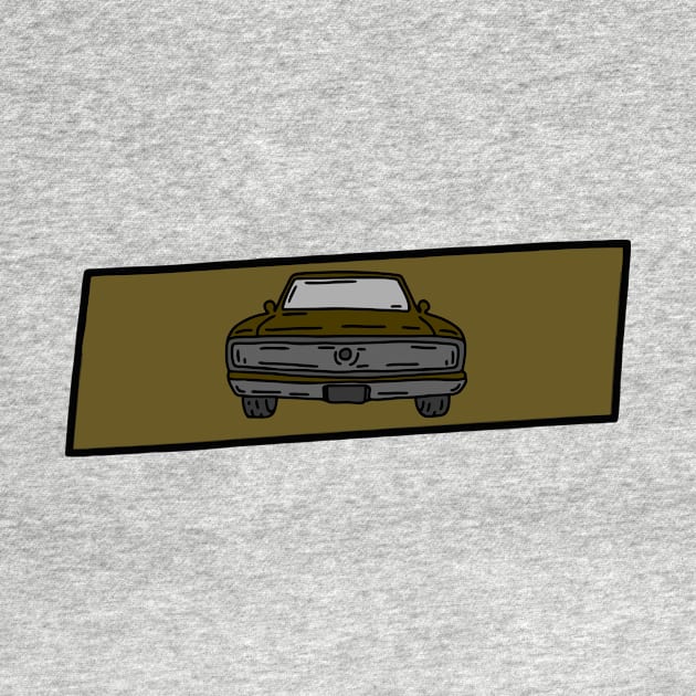 vintage retro car illustration by fokaction